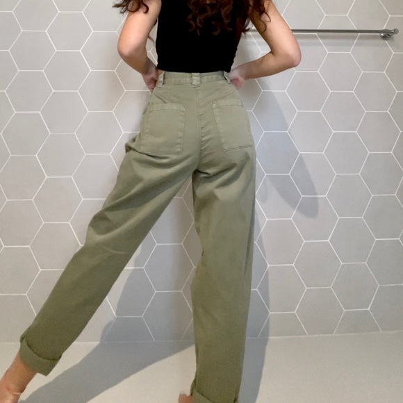 Khaki casual trousers - Picture 4 of 4